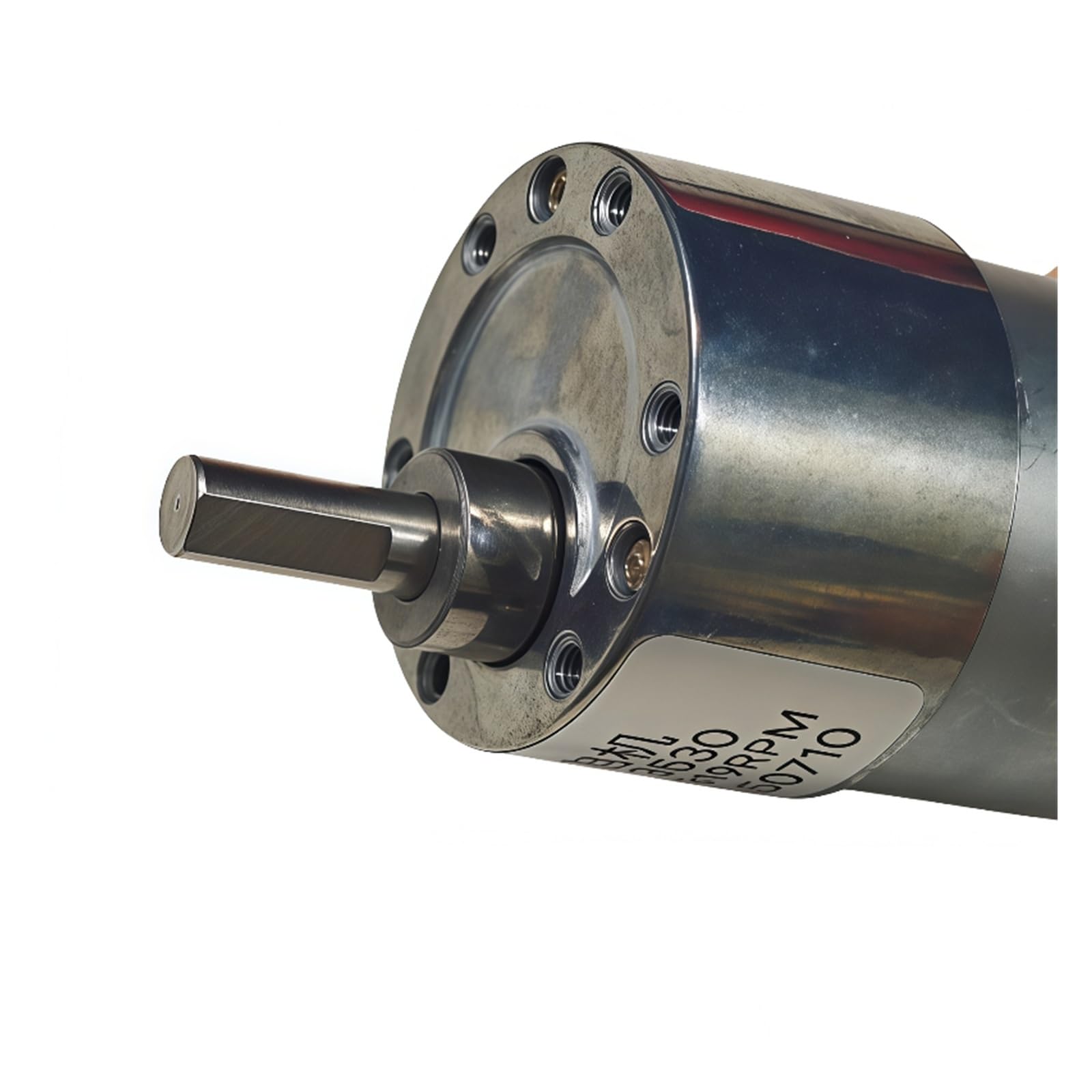 JGB37-3530 Moteur à engrenages 12 V 24 V CC 37 mm Boîte de vitesses entièrement en métal, moteur à couple élevé 7-600 tr/min avec arbre de sortie excentrique pour robots à faire soi-même (support de