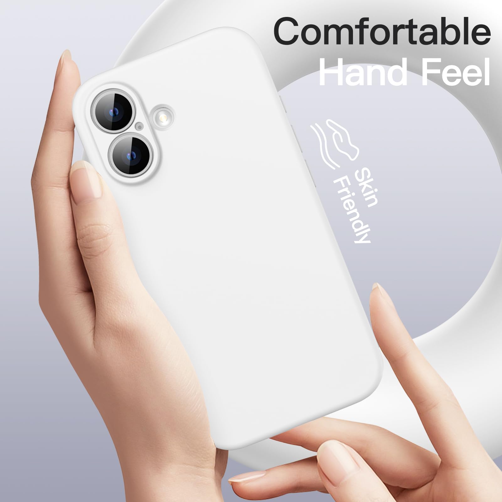 JETech Magnetic Silicone Case for iPhone 16 6.1-Inch, Compatible with MagSafe, Silky Soft Touch - Image 4