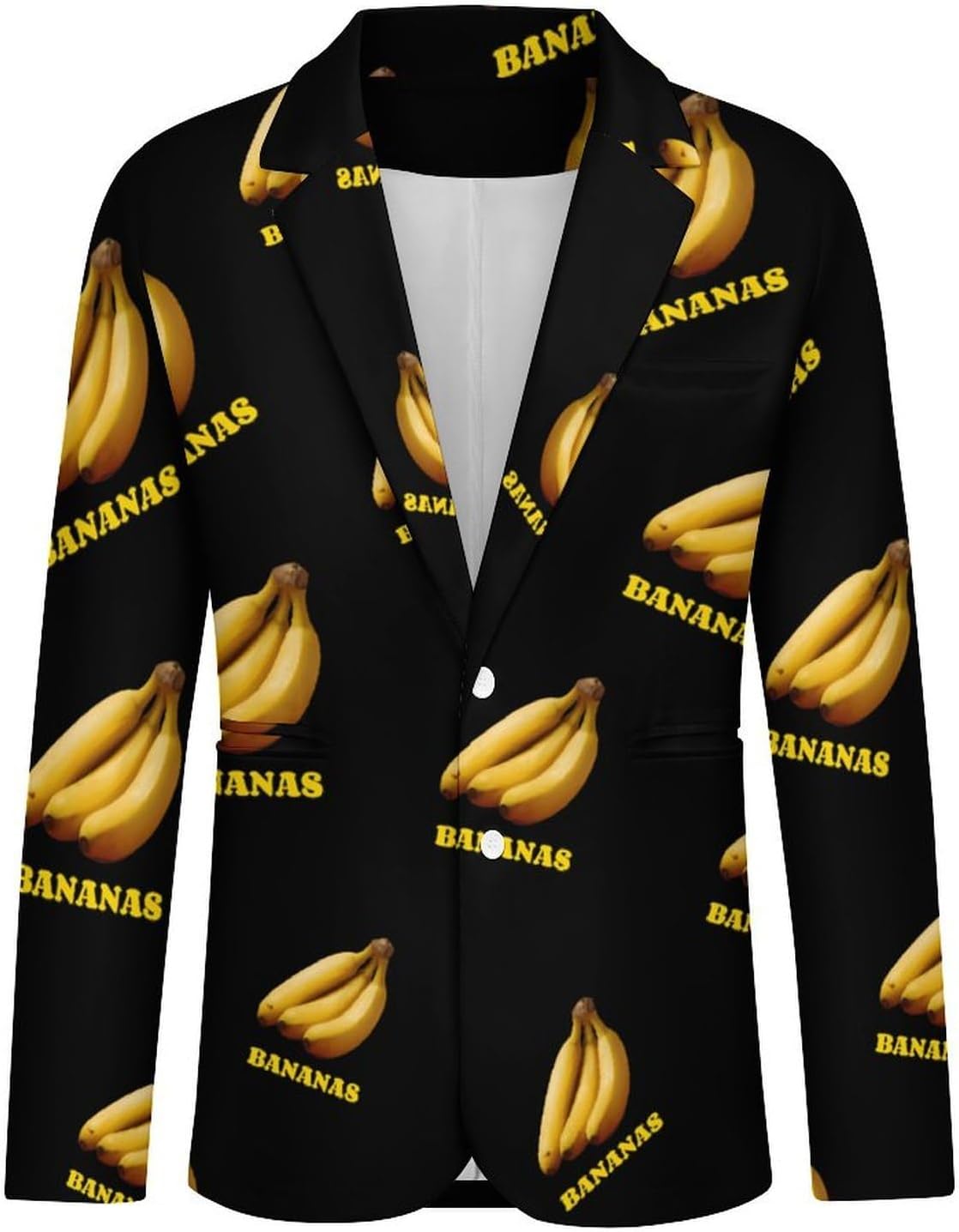 Banana Novelty Men's Blazer Suit Jackets 6X-Large