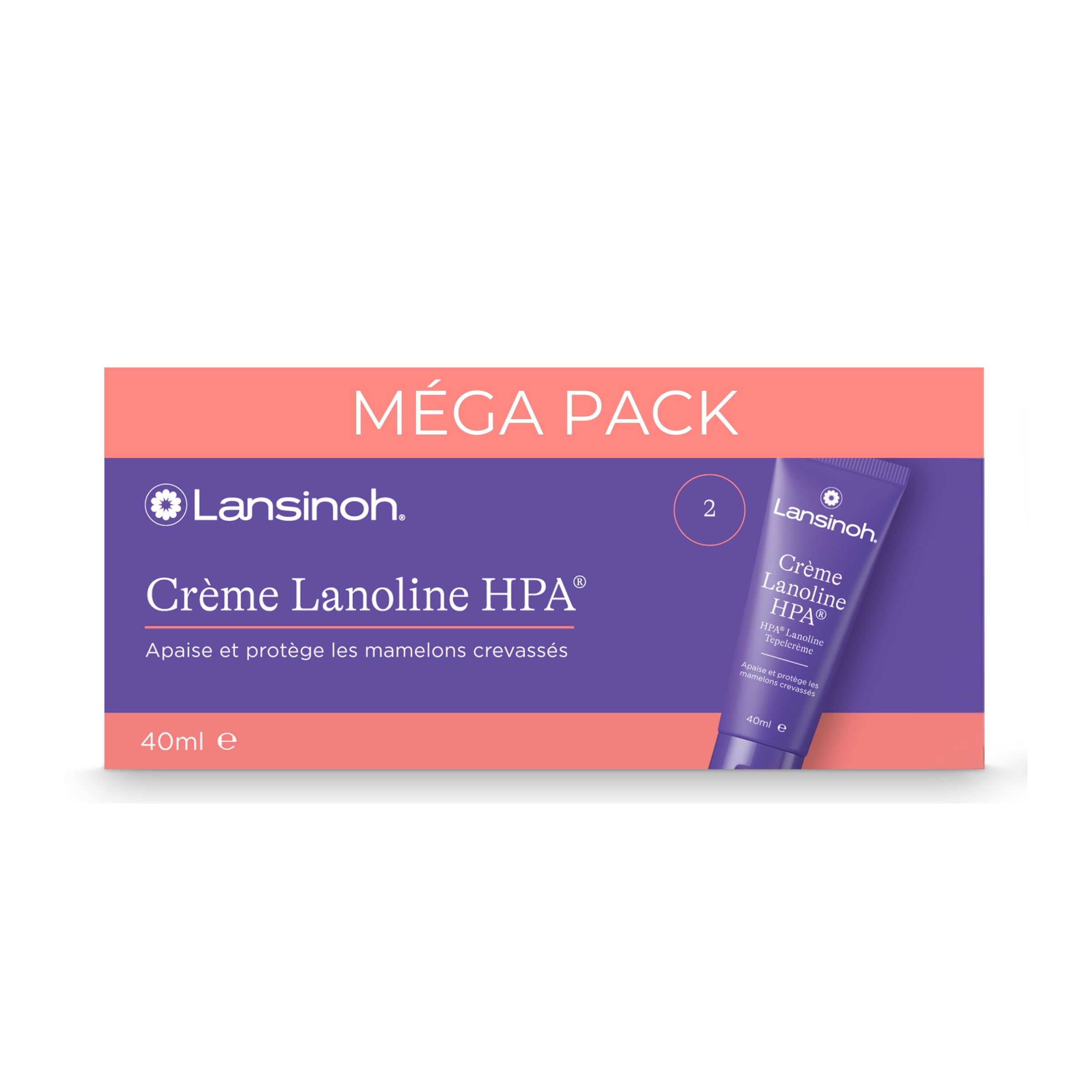 Lansinoh I Crème Lanoline HPA - 2x40ml