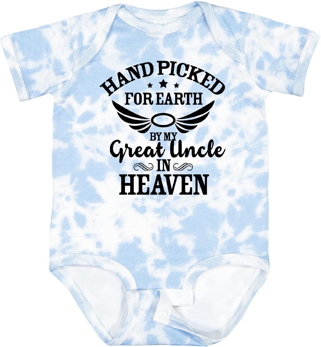 inktastic Handpicked for Earth By My Great Uncle in Heaven Baby Bodysuit