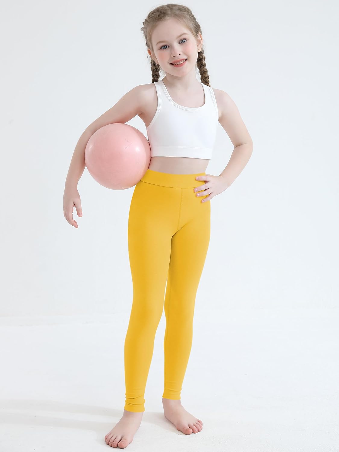 Dreammonkey 2T to 15Years Girls Cotton Leggings Kids Soft Stretch Pants image 3
