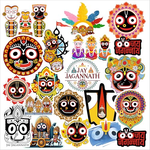 Image of Jagannath Sticker for Laptop, Notebook, Bag, Multi-Purpose Use