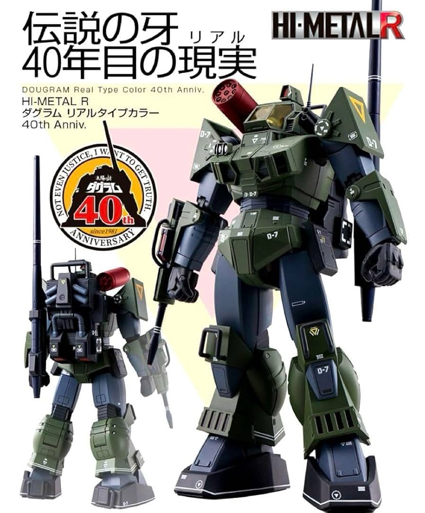 【開封済未使用】HI-L R ダグラム リアルタイプカラー 40周年 Amazon.co.jp: HI-METAL R ダグラム リアルタイプカラー 40th Anniv