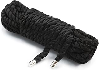 Cuerda Erótica Para Ataduras De Cama,Ataduras,Ataduras,Ataduras,Ataduras,Juego De Rol,Esclavo,Color Negro,Talla L 20 M