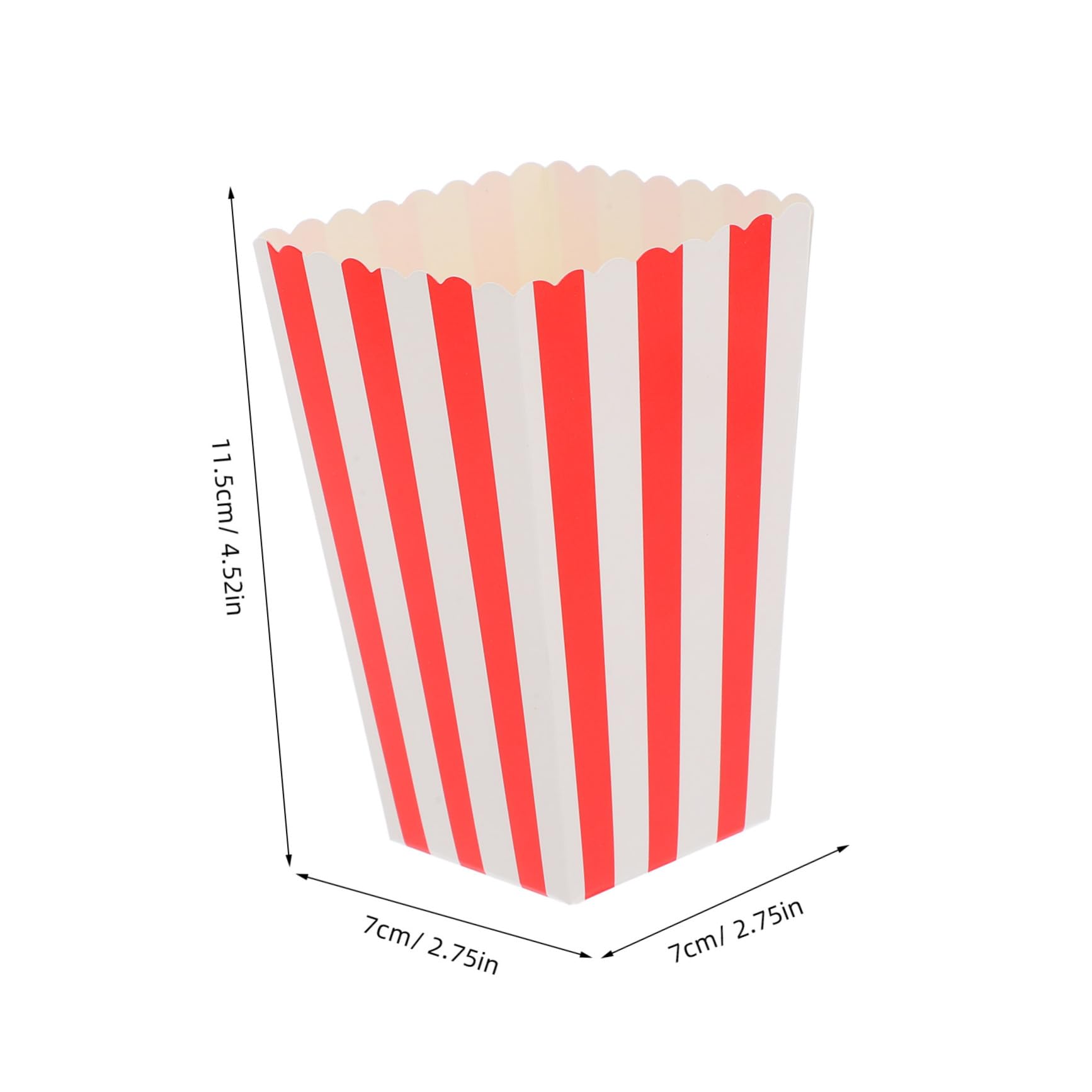 Cabilock Piece Popcorn Buckets Movie Night Supplies Paper Popcorn Boxes Cups French Fries Holder Party Supplies for Family Gatherings