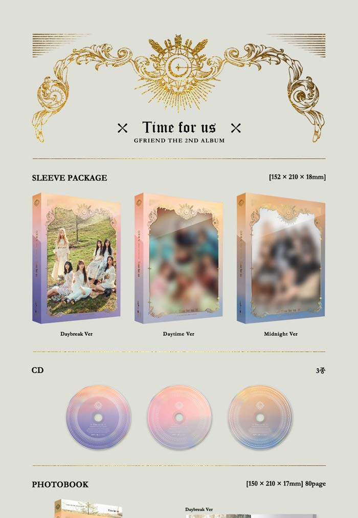 Gfriend Gfriend Time For Us 2nd Album Random Cd Photo Book Photo Card Tracking Number K Pop Sealed Amazon Com Music