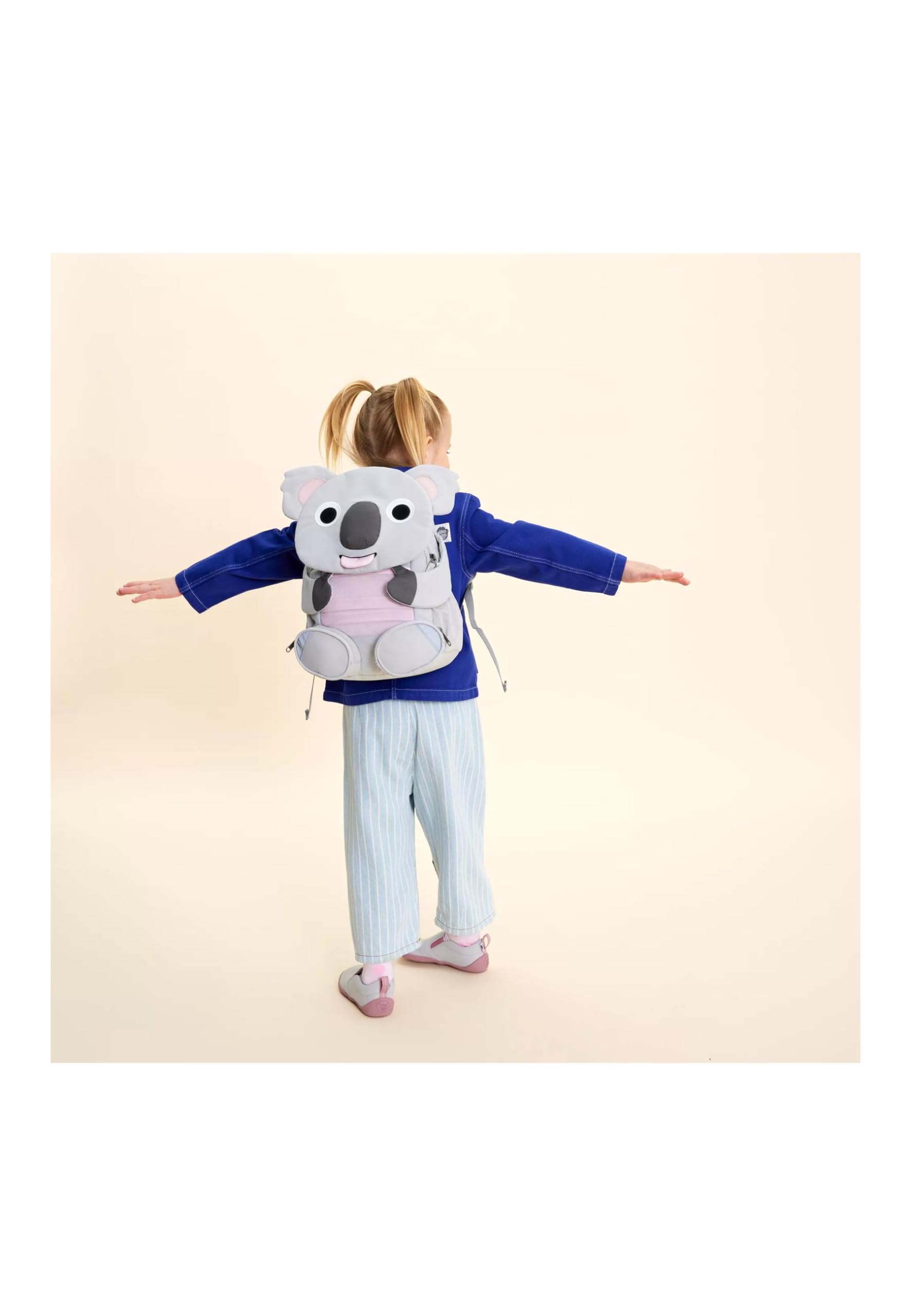 Affenzahn Kinderrucksack Großer Freund Koala - Grau | Kindergartenrucksack für Kinder von 3 bis 5 Jahren mit funktionalem Design und 8 L Volumen für den täglichen Einsatz