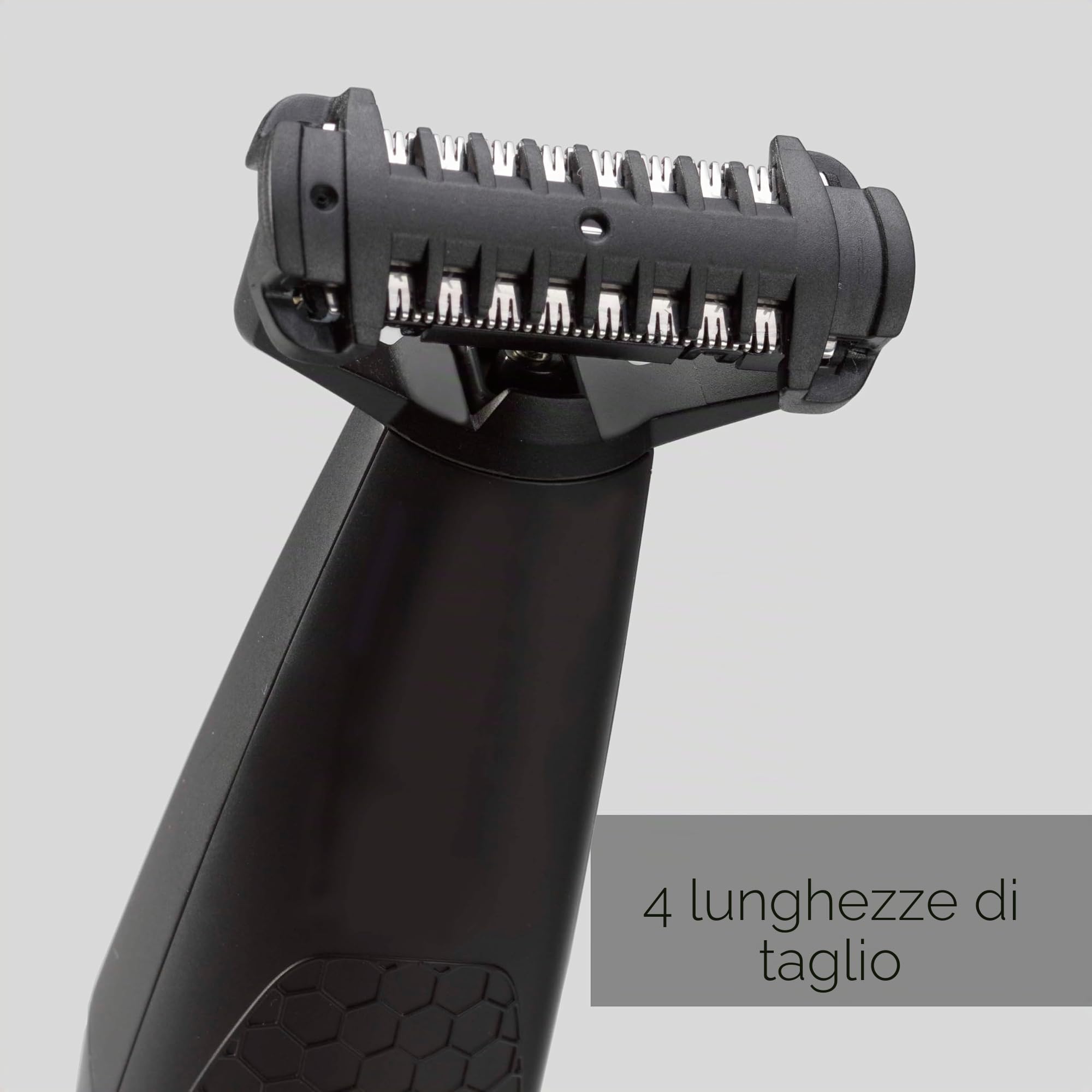 BaByliss T880E Regolabarba Triple S, batteria agli ioni di litio, 3 guide di taglio, Grigio scuro