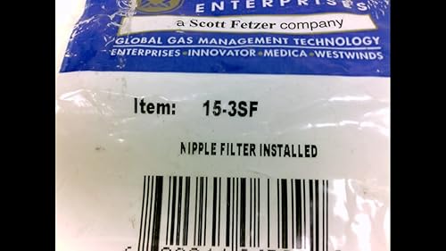 Miniatura 2 de Western Enterprises 15-3SF Regulador Entrada Pezones con Filtro, 14" (NPT), 3", CGA-500 CGA-510 CGA-580 CGA-590