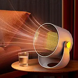 Aquecedor Residencial Elétrico Econômico com Aquecimento Cerâmico PTC Pequeno para Escritório Casa Inteira Envio