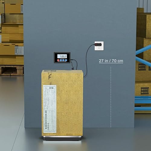 Miniatura 6 de Fuzion Báscula de envío de 440 libras x 0.35 oz de precisión, báscula postal con sujecióntara, báscula de envío digital para paquetes de pequeñas