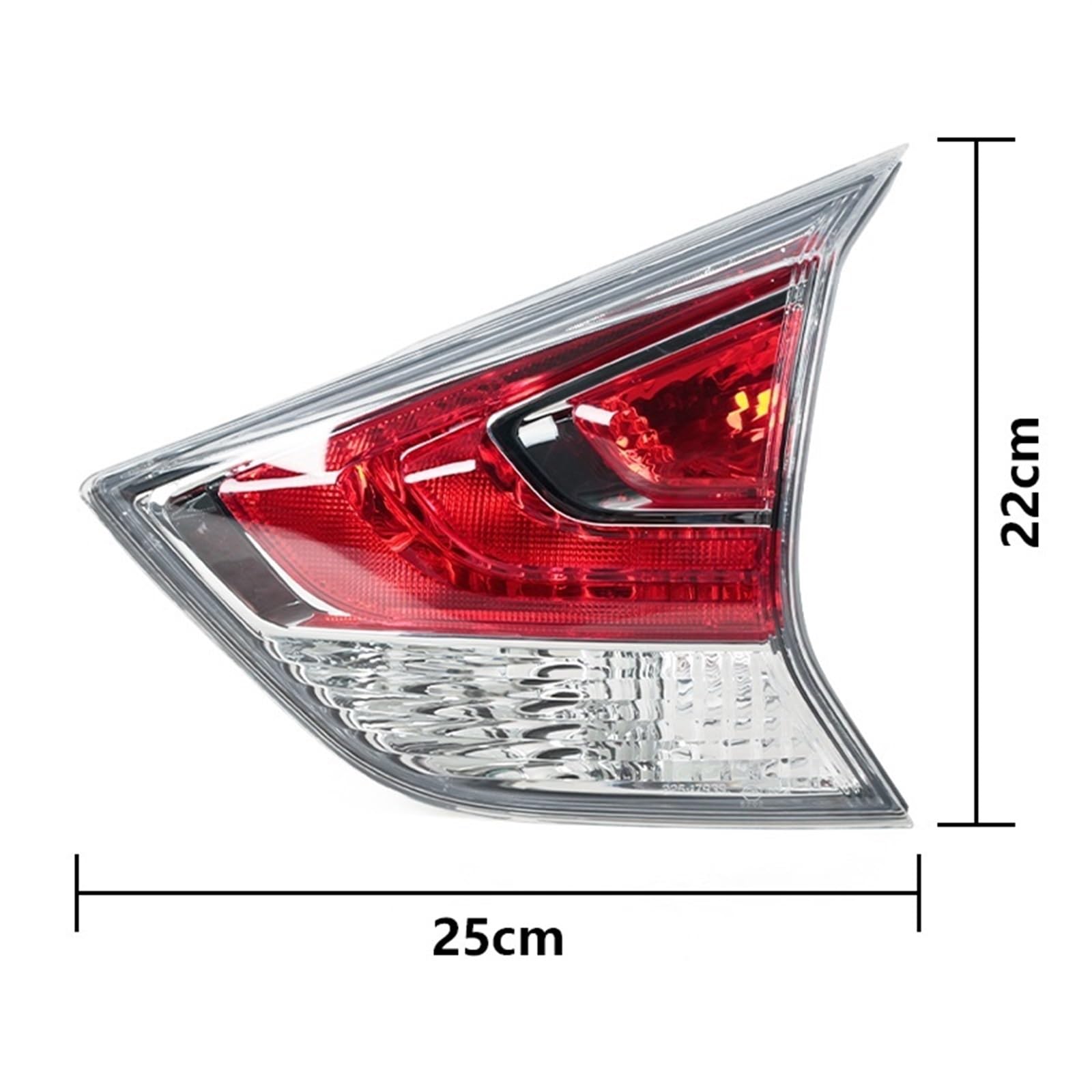 Generisch Rückleuchten für Autos Auto-Heckstoßstangen-Innenrücklicht für Nissan für Rogue für Rückfahrscheinwerfer Rücklicht ohne Leuchtmittel(1pc inner right)