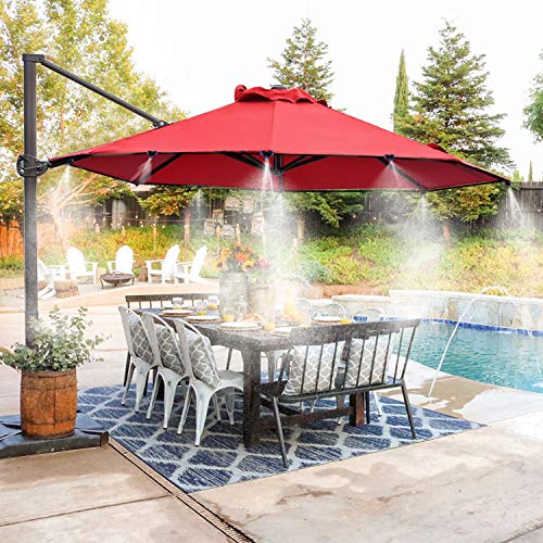 HOMENOTE 10 Pack Brass Misting Nozzles for Outdoor Cooling System