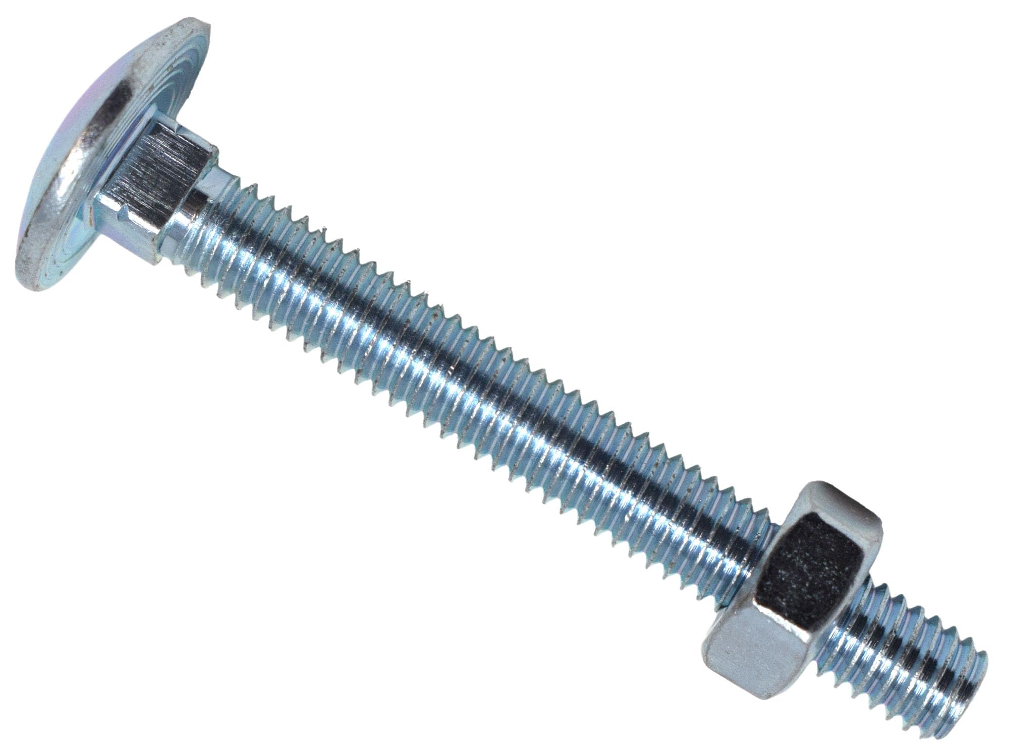 Metalmate Metalmate M6 X 50 Cup Sq Hex Bolts Zp Gr4.8 Bx 50, Durable Design For Professional And Diy Use