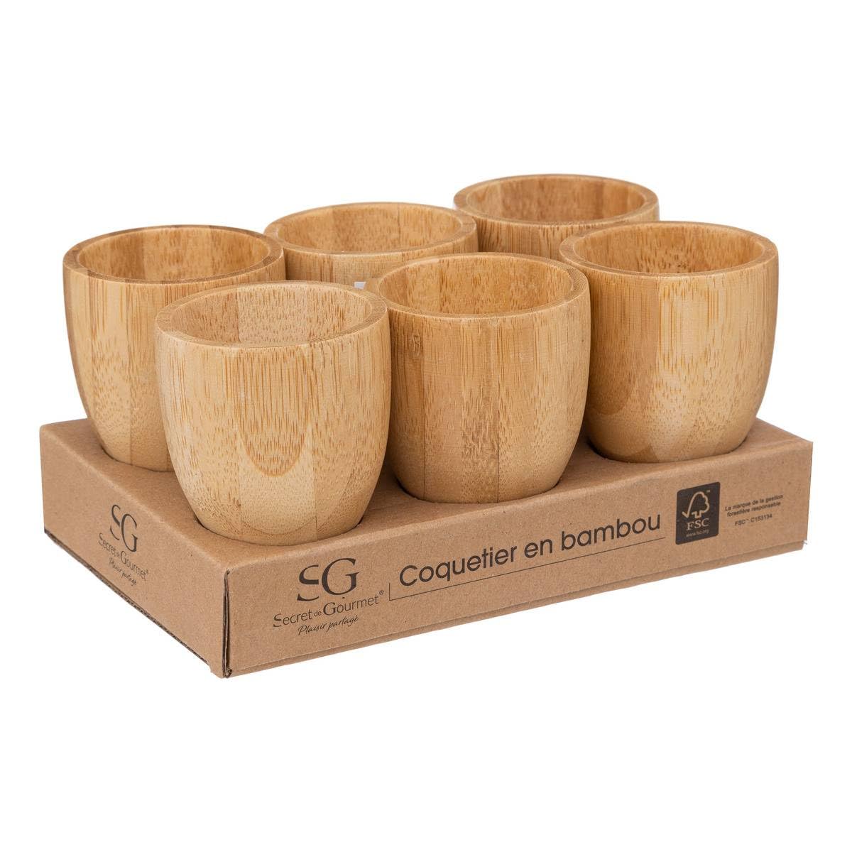 Secret de Gourmet - Eierbecher bambus h7.5cm : Amazon.de: Kche, Haushalt &  Wohnen
