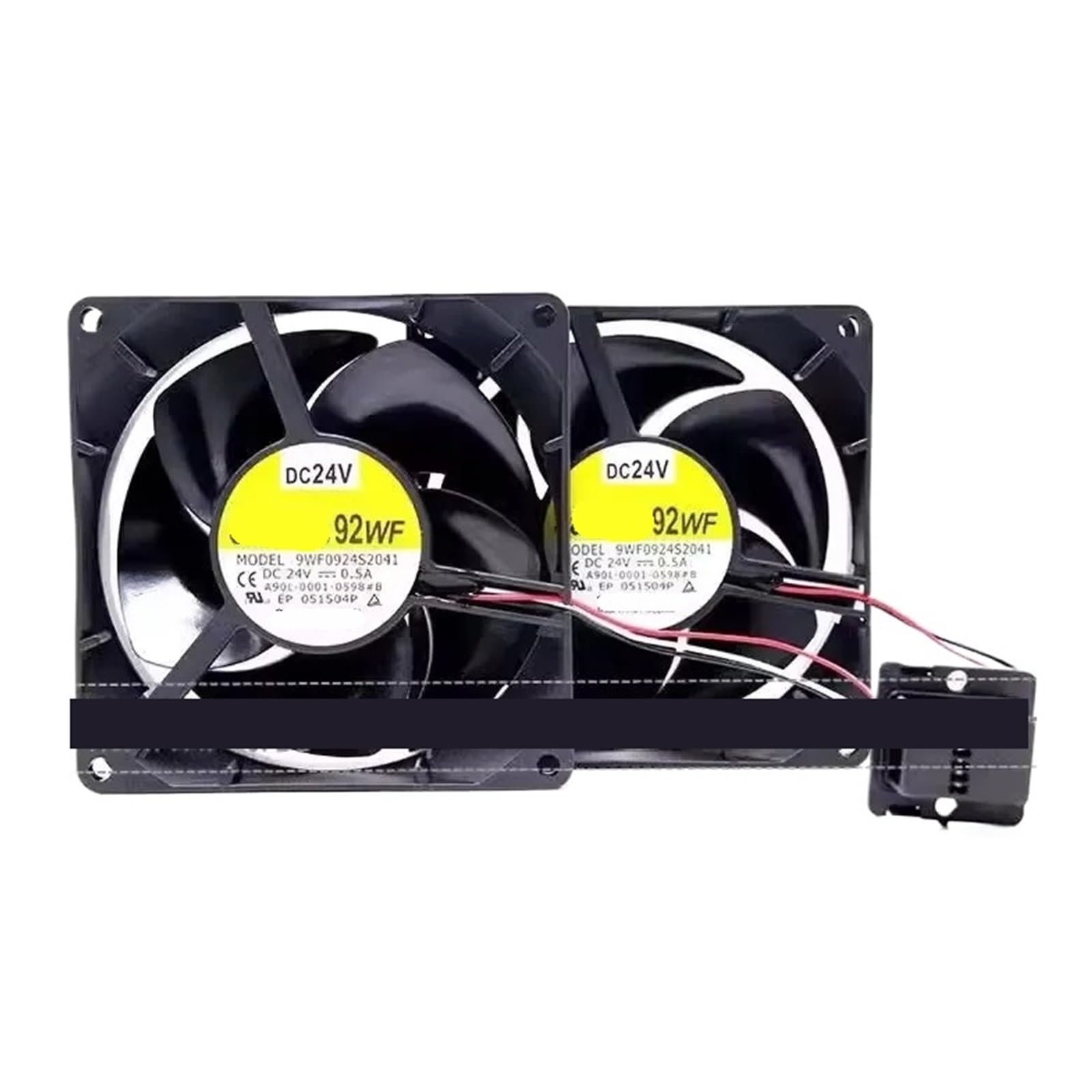 WEUSANXPL 1pcs 9WF0924S2041 A90L-0001-0598#B 9CM 90 * 90 * 32MM 24V 0.5A Fan(Set of 2 fans)
