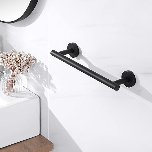 Miniatura 8 de Toallero KES para toalla de baño, cocina, mano, paños para trastes, hecho de acero inoxidable a prueba de óxido, montaje de pared, SUS304, 12