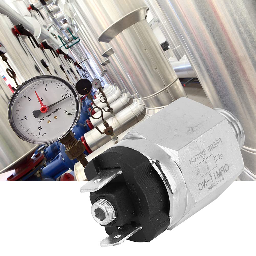Normalerweise Geschlossener Pneumatischer Einstellbarer Druckschalter QPM11-NC G1/4in AC220V 48VAC/DC