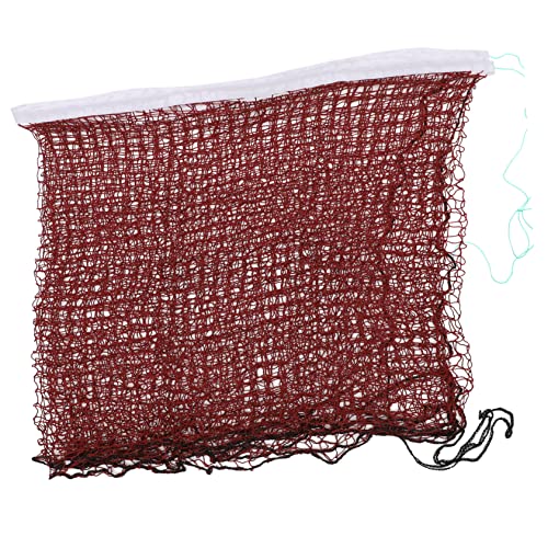 BCOATH Portable Badminton Net Easy to Install Durable Mesh Sports Net for Play Lightweight Design for Grass Beach Flat Areas Bright Color Visibility