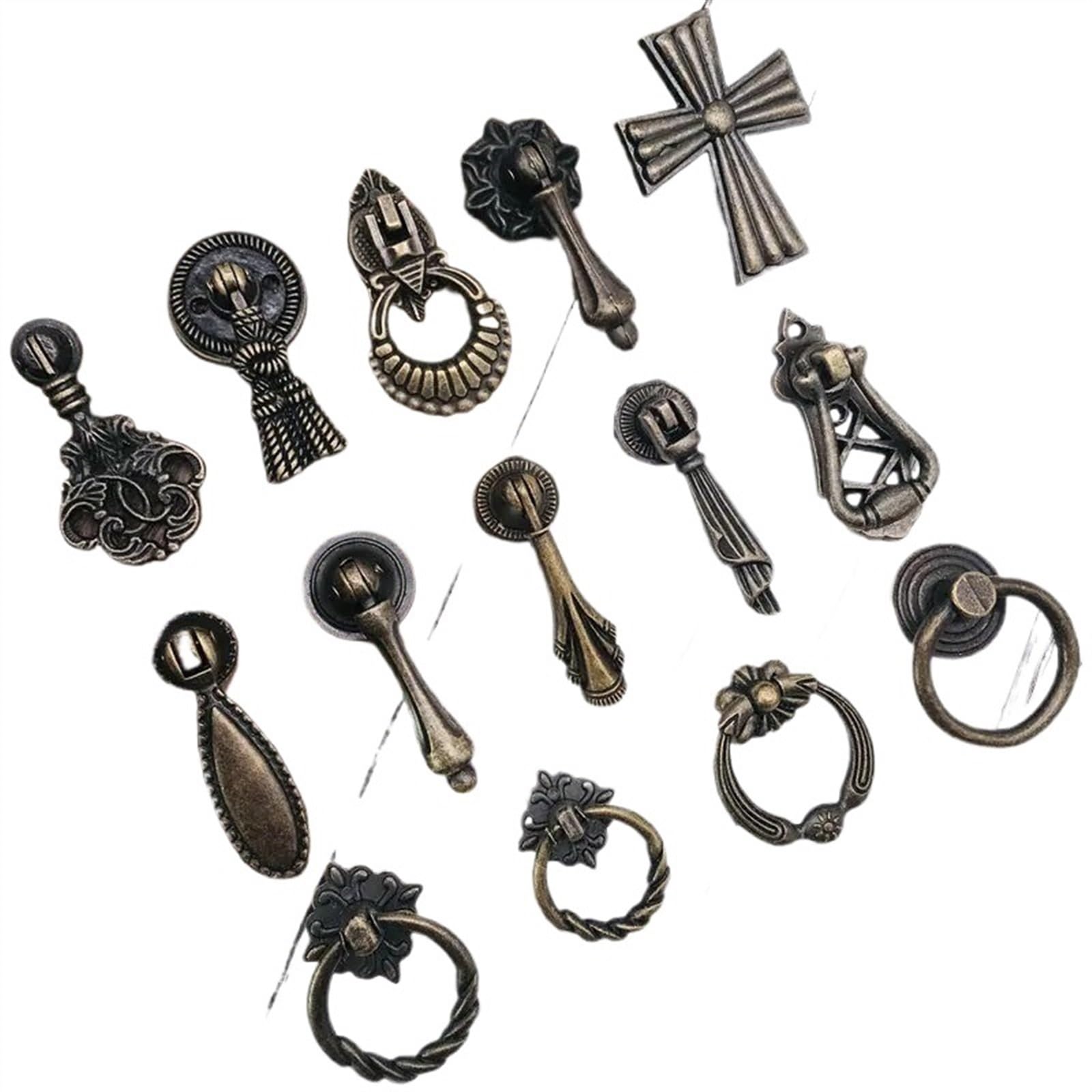Bouton de placard en bronze pour remplacer une poignée cassée de commode ou armoire