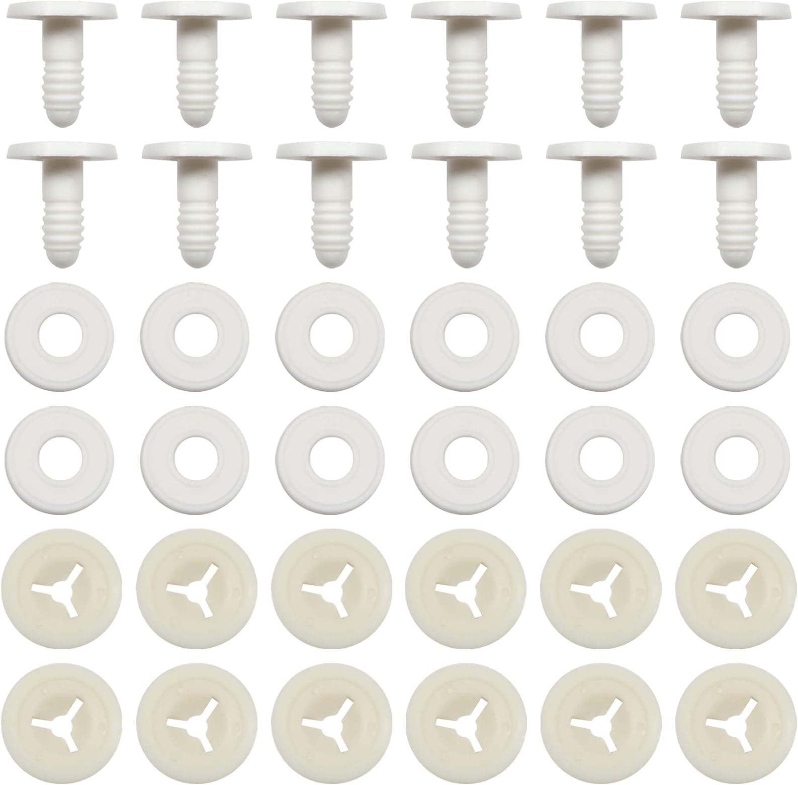 TOAOB 20 Set 30mm Doll Joints Limbs and Arms Connectors for Amigurumis Crochet Stuffed Animals