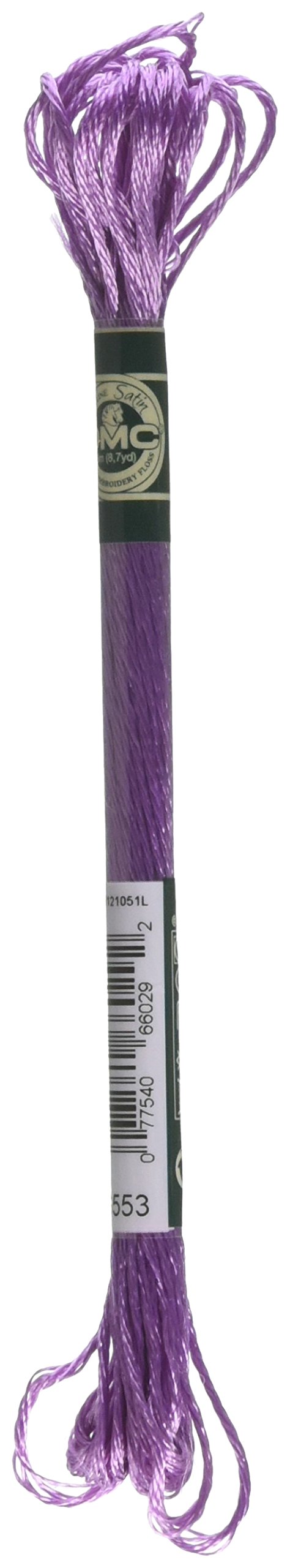 DMC 1008F-S553 Shiny Radiant Satin Floss, Violet, 8.7-Yard