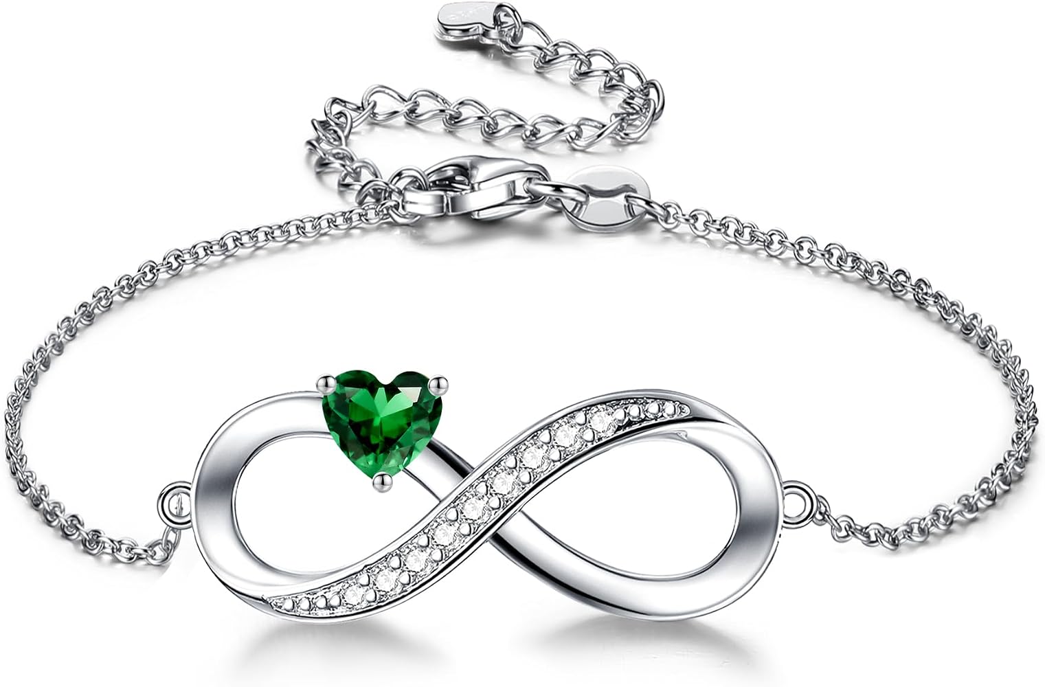 CERSLIMO Bracciale da donna con simbolo dell'infino, in | FindTheDeal
