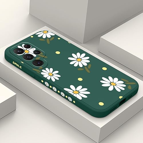 LEECG Funda para Samsung Galaxy S22 Ultra, funda para teléfono S22 Ultra, diseño de flores de moda, silicona suave, protección contra caídas de