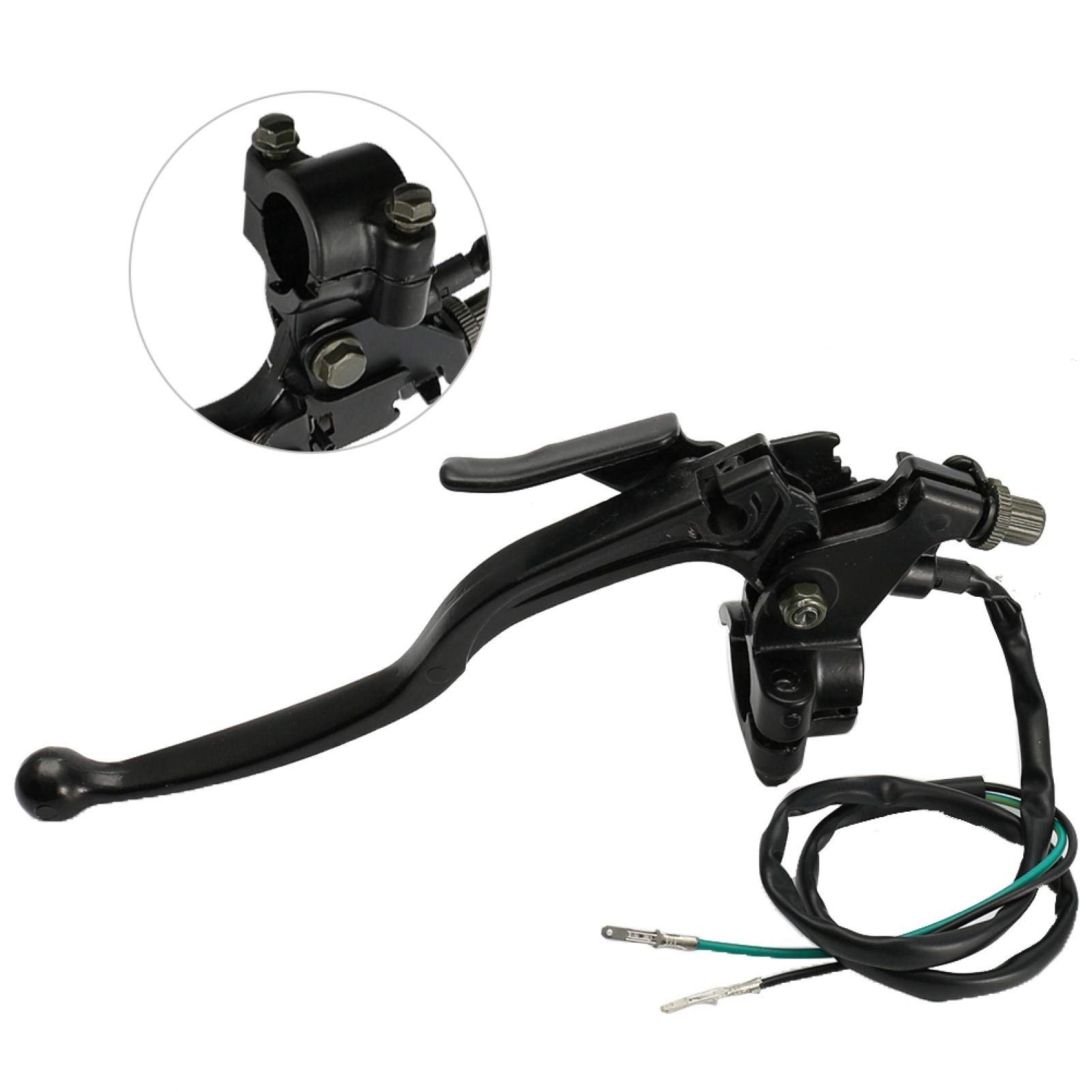EBTOOLS pour poignée Frein Quad Levier de Frein de stationnement à poignée 7/8 "pour Quad ATV Leviers d'embrayage et de Frein pour VTT, Levier de Frein Main p