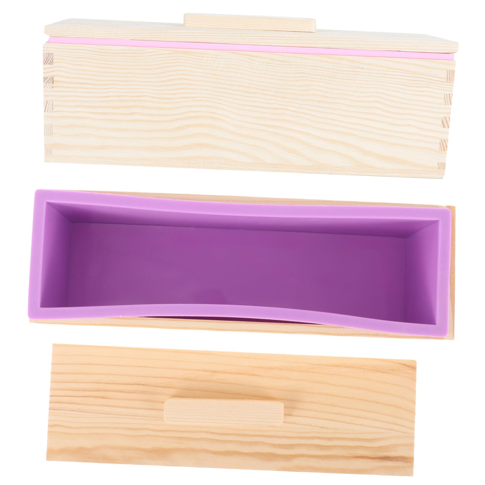Cabilock Brotbackschale Holzbackform Quadratische Kastenform Brotbackformen Toast Backform Nicht -stiak -kuchenform