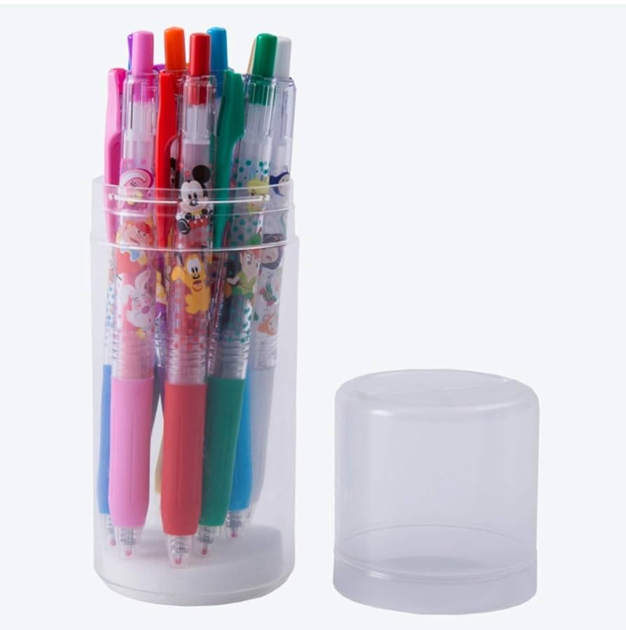 ディズニーボールペン•カラーペン　96本セット 希少品】平成レトロ ディズニースティッチ ボールペン 9本セット