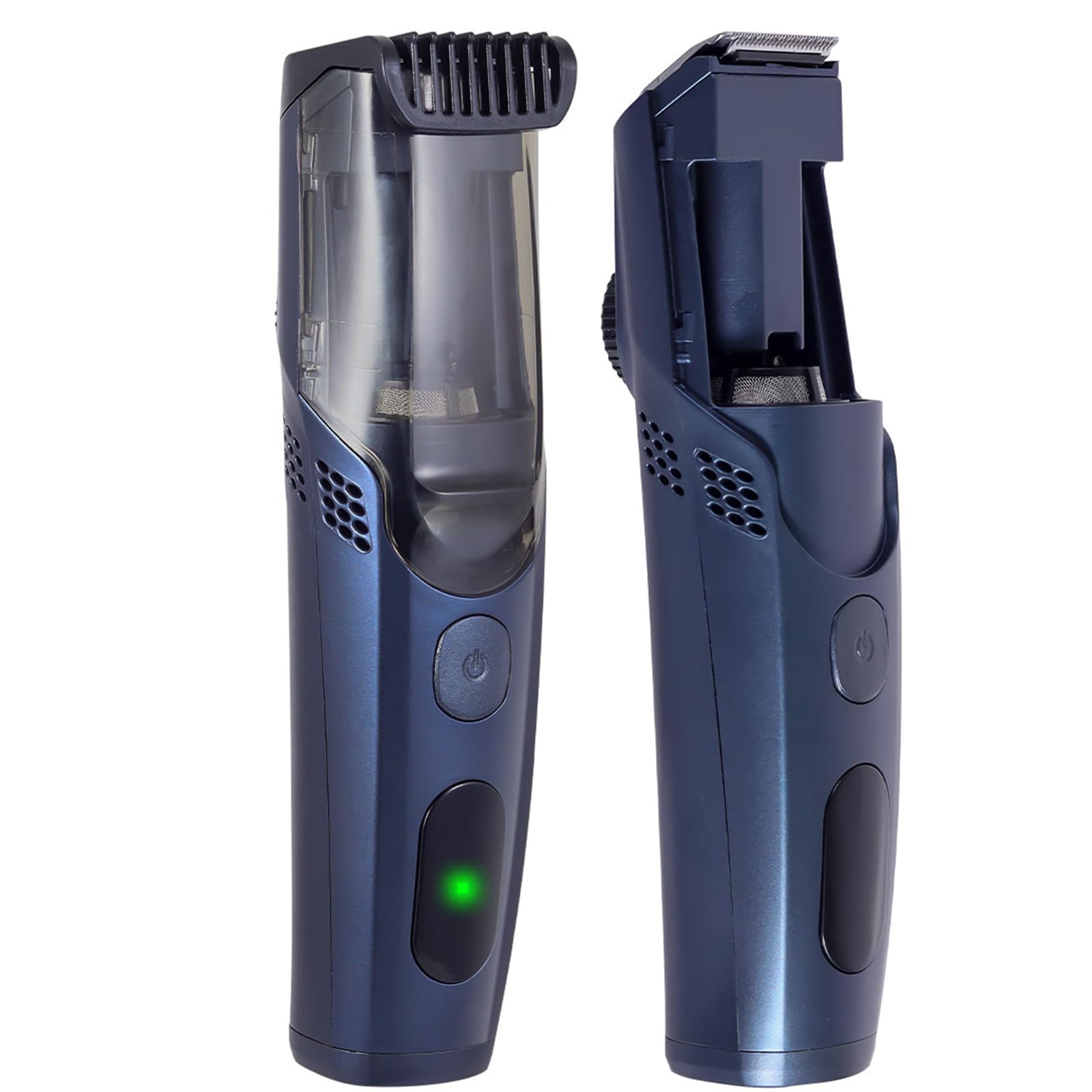 Tagliacapelli elettrico in acciaio inossidabile Manico ergonomico Design antiruggine Trimmer per capelli per uso domestico Gancio di stoccaggio facile taglierina automatica di aspirazione