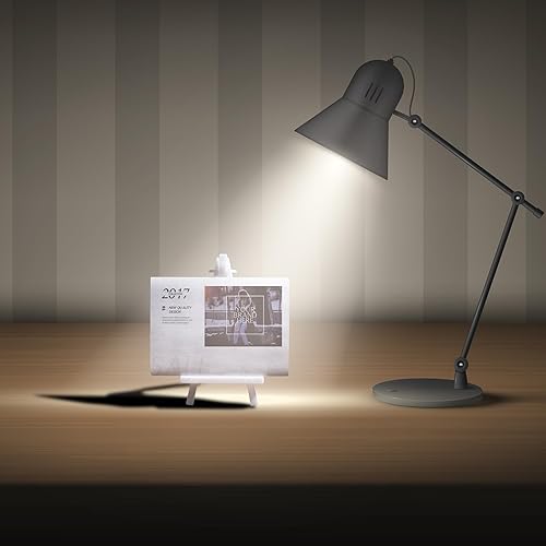 Miniatura 4 de Paquete de 6 mini caballetes de 5 pulgadas, soporte de lona de plástico blanco, caballete de exhibición pequeño portátil para lienzos, pintura,