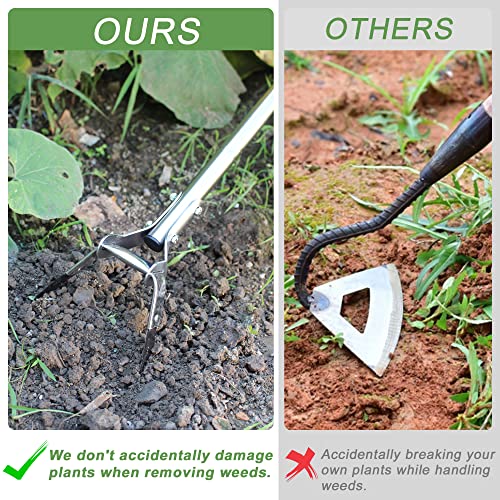 image for BARAYSTUS Garden Hoe for Weeding Long Handle Hula Hoe Stirrup Hoe Gard