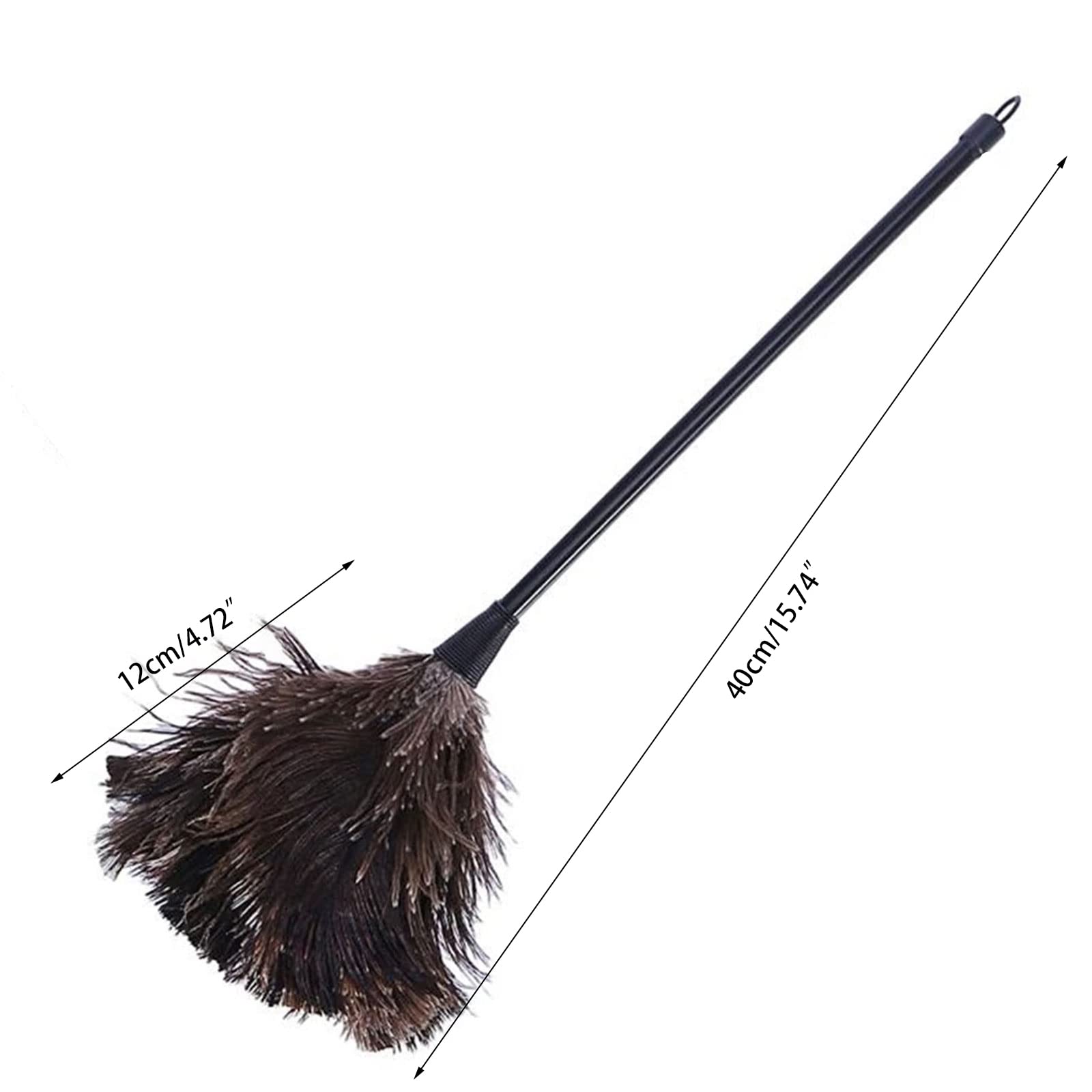 Ostrich Duster Feather Brush with Long Handle Computer Dust Removal for Home Bedroom Dormitory Keyboard for Feather Brush
