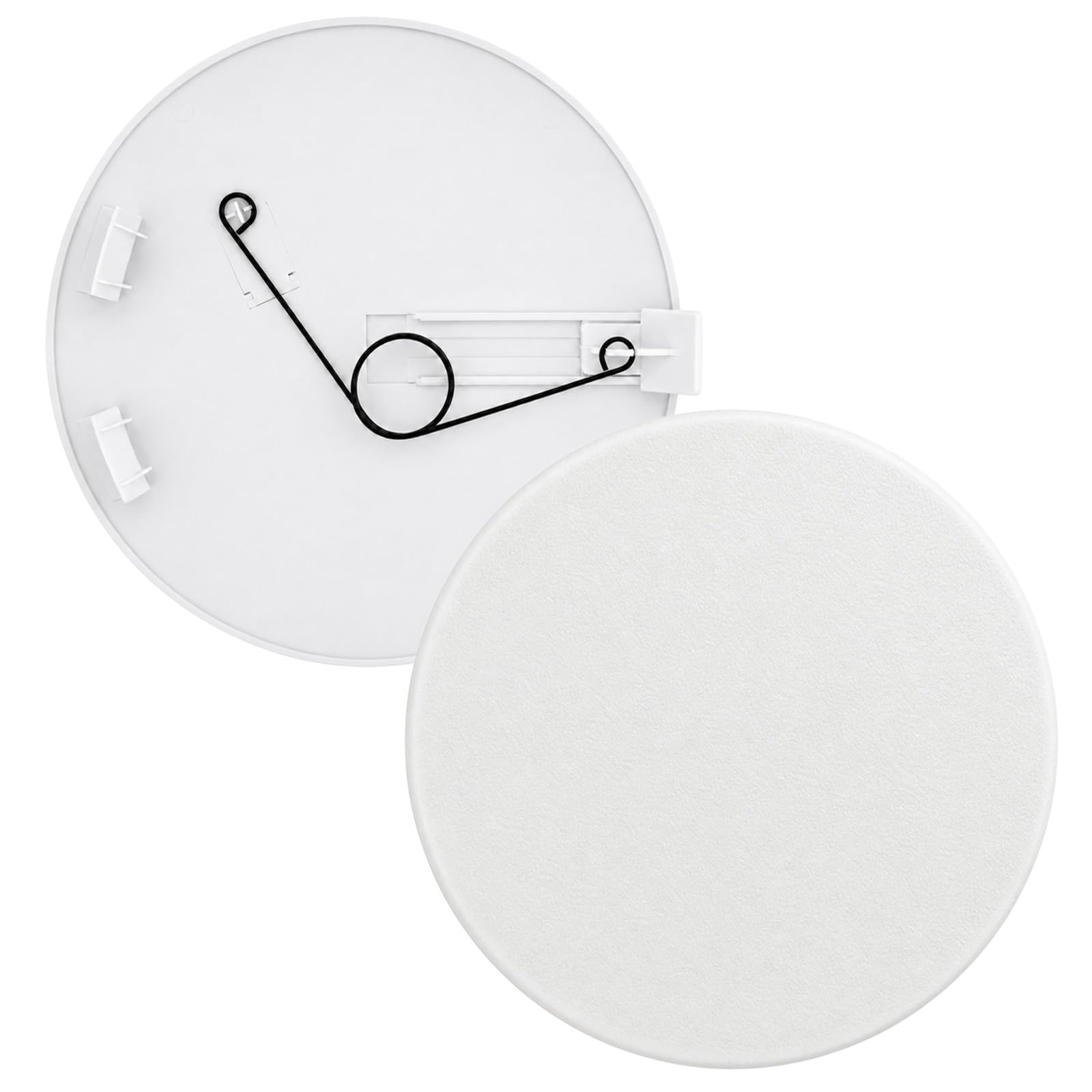 Photo 1 of 10" Round Spring Loaded Access Panel for Ceiling and Wall,Round Electrical Box Cover for 6" to 9" Holes,White Ceiling Light Hole Fan Covers Durable Plastic Panel