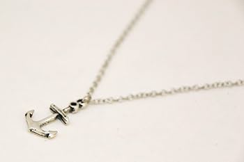 Anchor necklace for men, groomsmen gift, men's necklace with