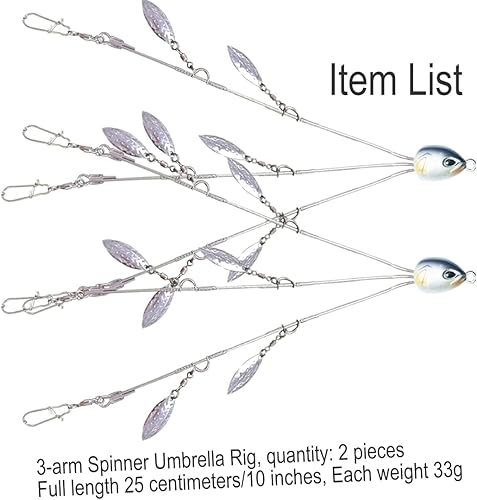 Miniatura 2 de AlabamaUmbrella Fishing Rig (Be Used with Swimbait)