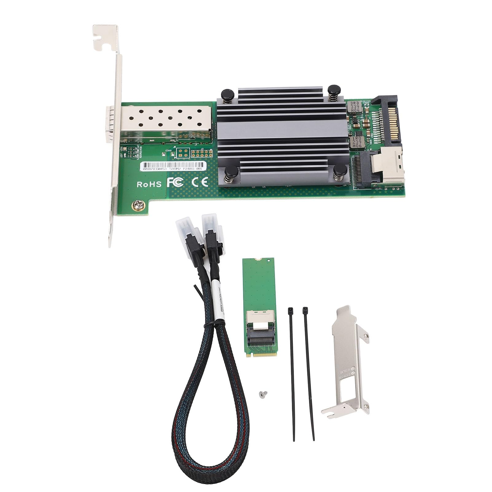 Scheda di Rete NIC Ethernet da 10 Gb M.2 a 10 GbE con Interfaccia SFP+ per FreeBSD Series Trasmissione Dati Stabile Ad Alta velocità