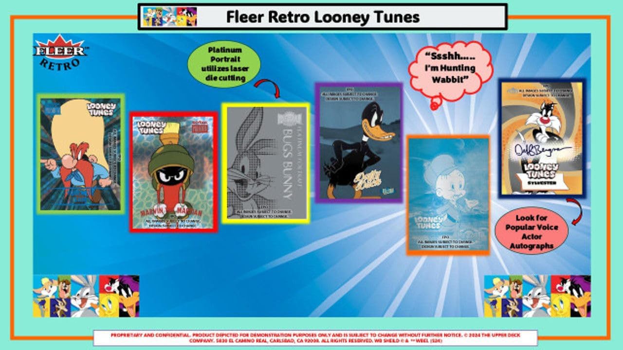 2024 Upper Deck Fleer Retro Looney Tunes HOBBY box (12 pks/bx)