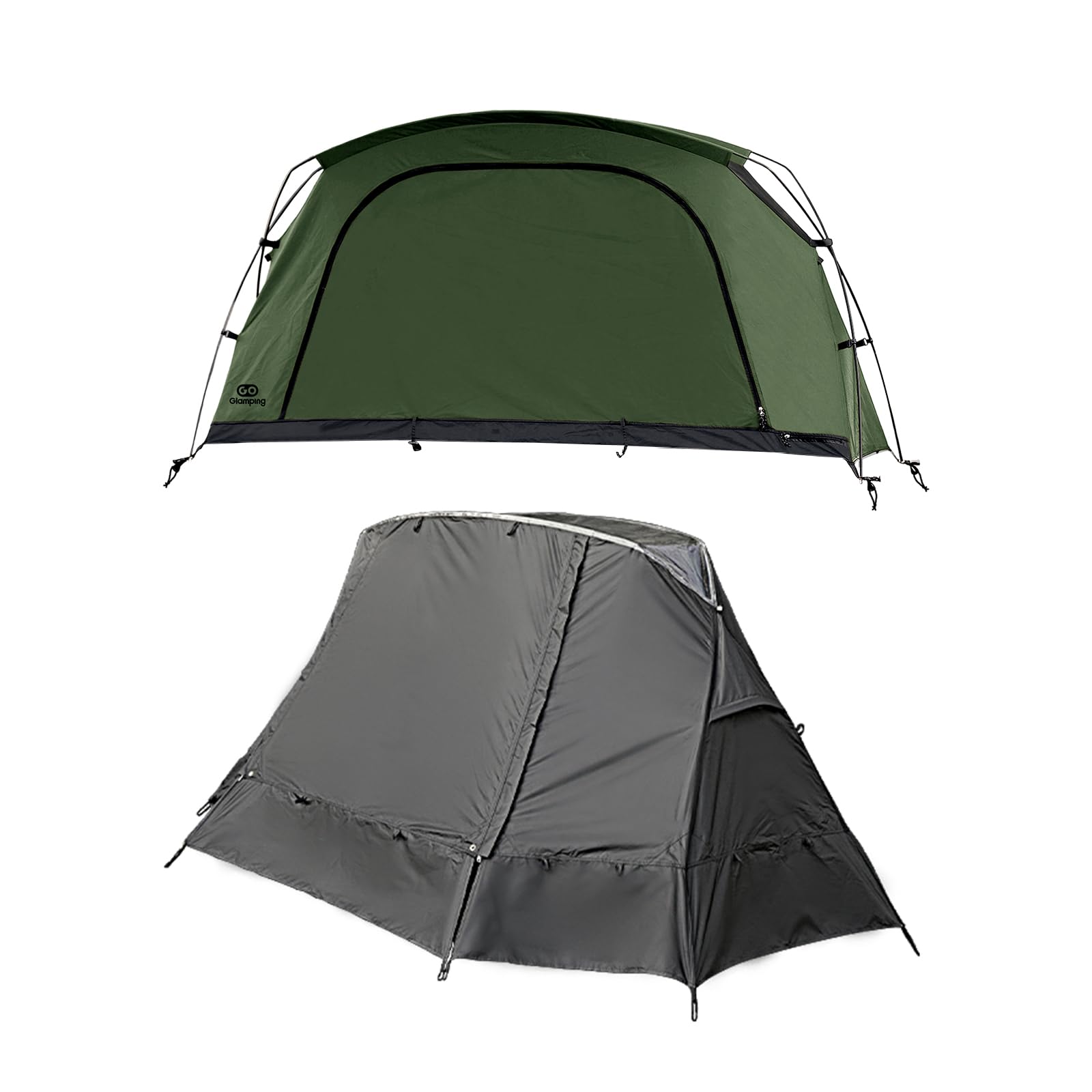 Amazon.co.jp: GOGlamping コットテント1人用 セット【SKY EYE CT PLUS