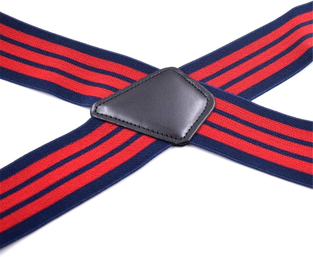 Tirantes for pantalones de hombre, Tirantes en forma de X for hombre Tirantes for todos los hombres y mujeres Tirantes elásticos en forma de X con clips de metal Ancho 5 cm Tirantes ajustables de serv