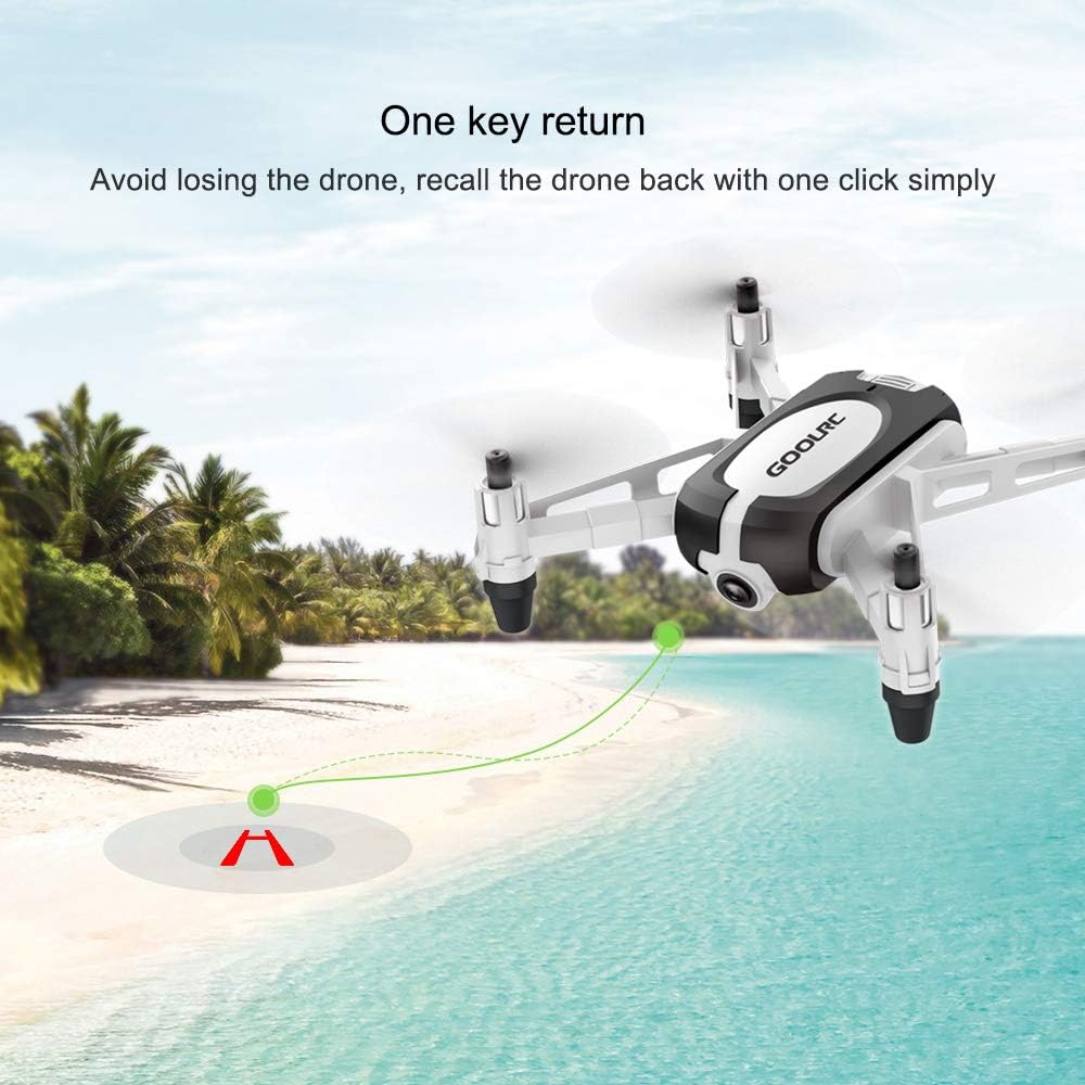 GoolRC T700 drone performing one key return function