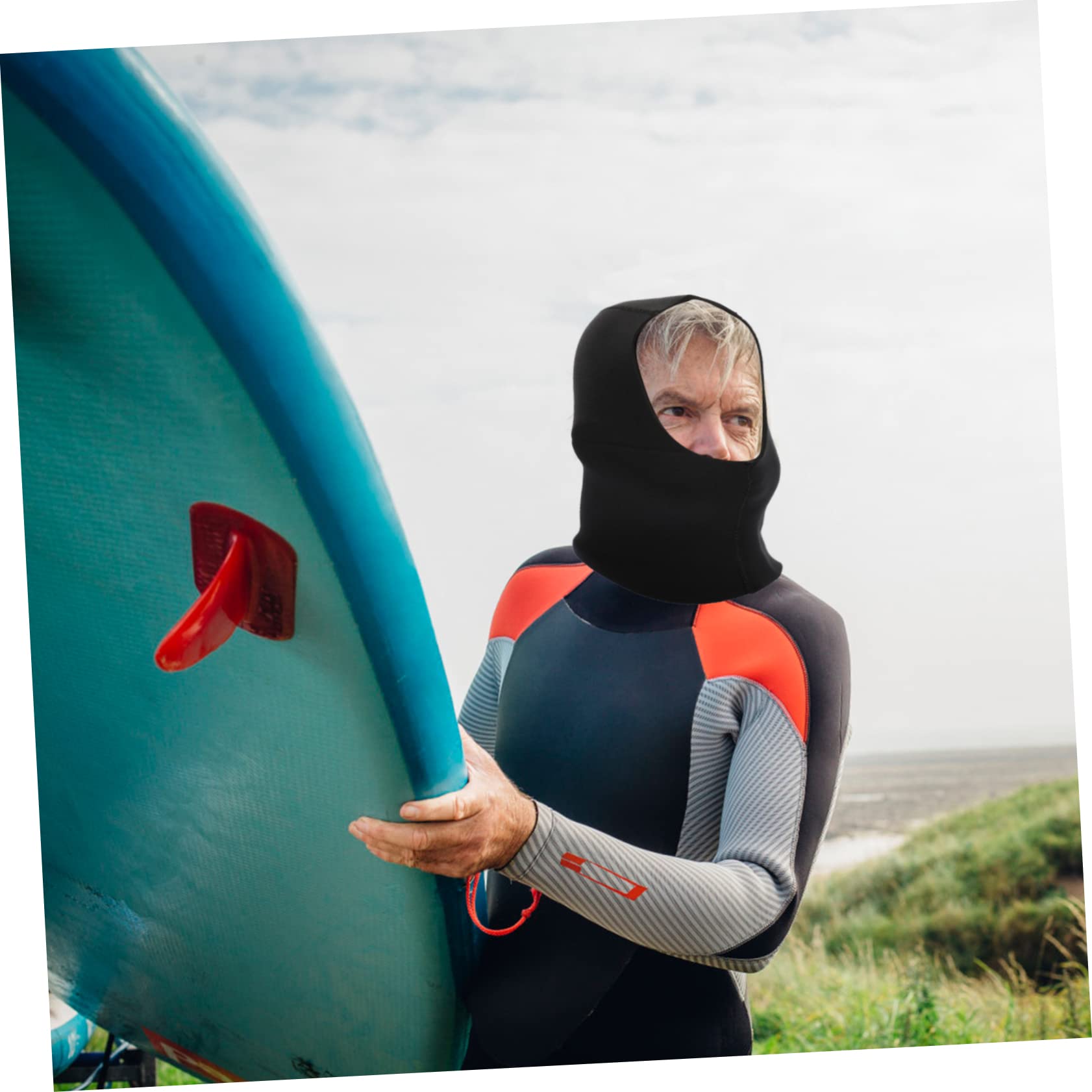 OSOLADY Warm Swimming Hat Neoprene Diving Cap for Hair and Ear Protection Weather Essential