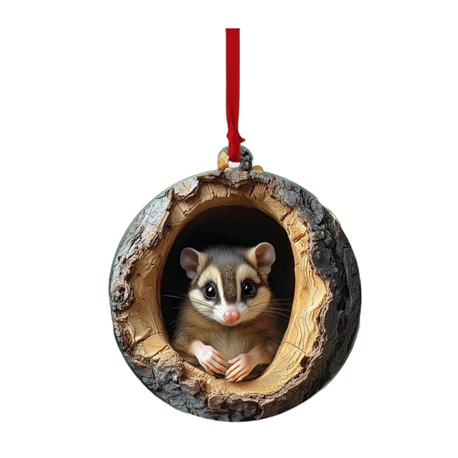 Festival Owl Styles Christmas Tree Hanging Ornament Craft of Sturdy 2D Acrylic Accessory for Home Decoration Use Acrylic Ornament