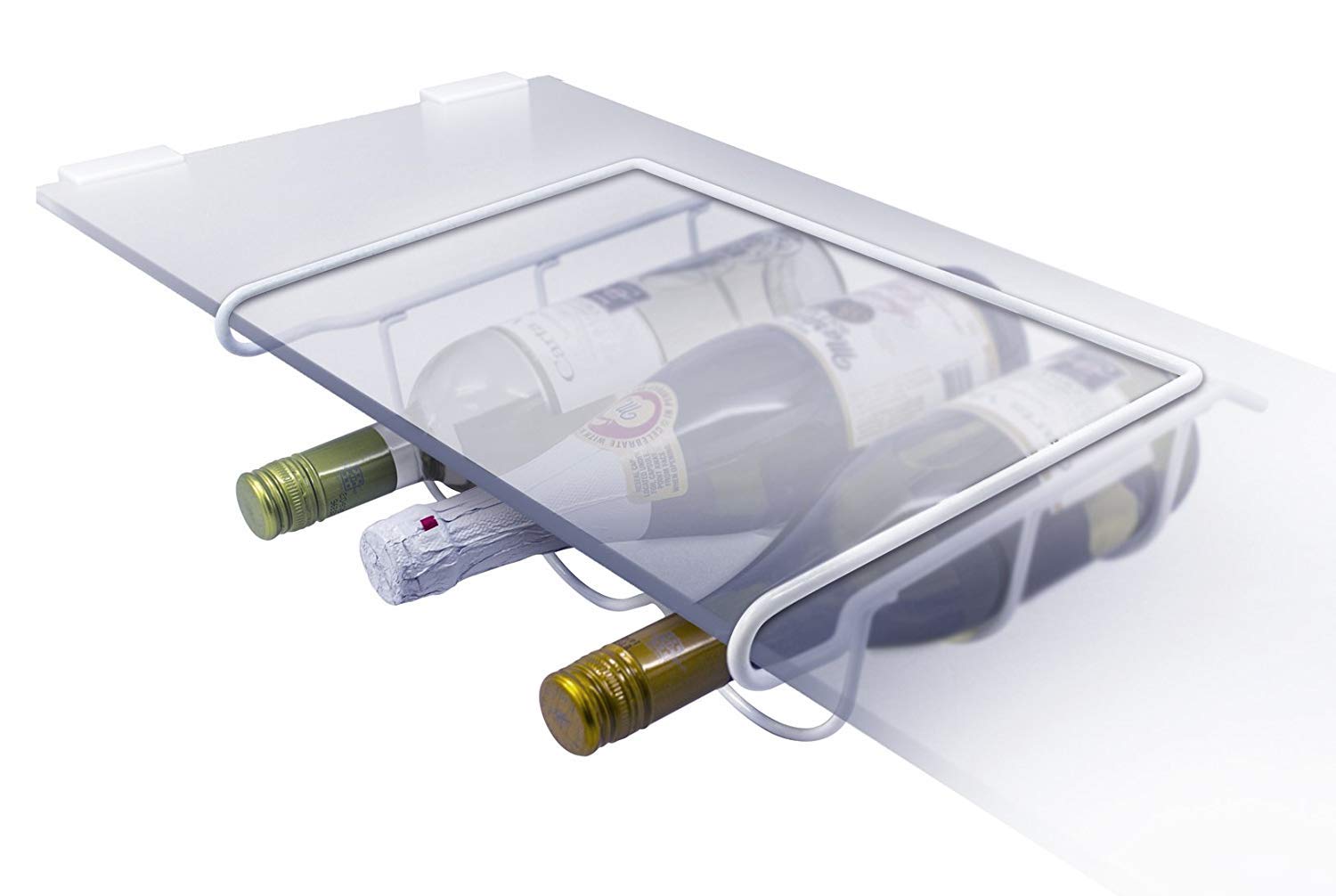 Buy Fridge Wine Rack/Bottle Shelf Refrigerator Bottle Rack Holds 3