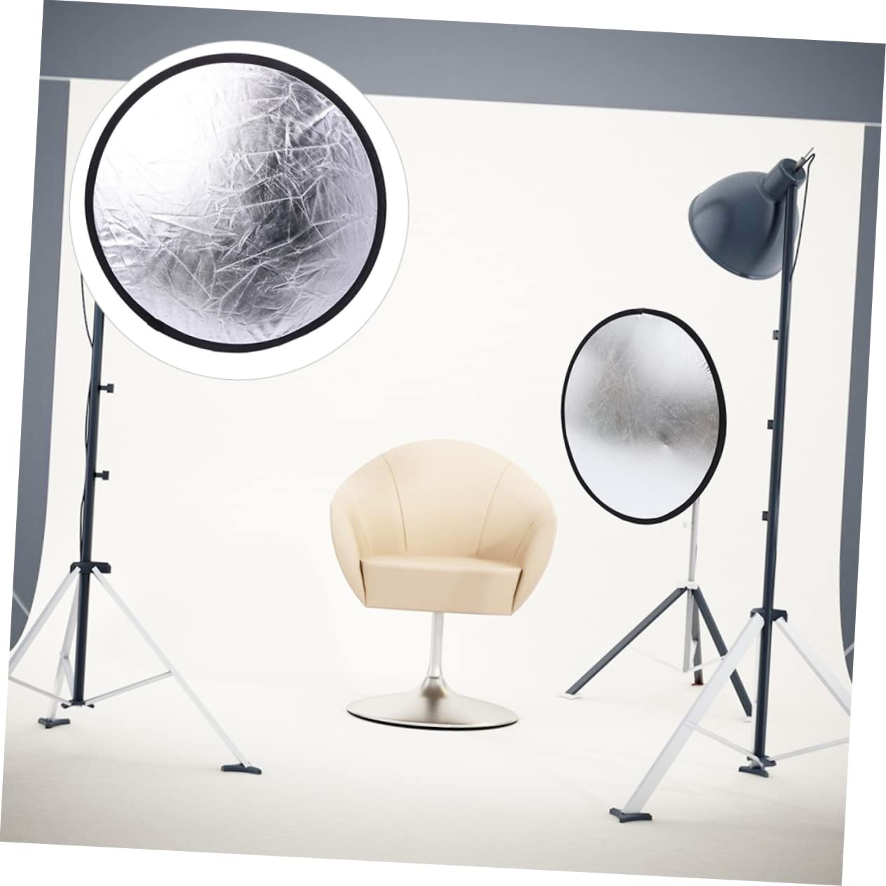 HOMOCONO 2 Folding Reflector Mini Reflector Photography Camera & Photo Lighting Light Diffuser Photography Reflector Cardboard Light Reflector Reflectors Photography Accessory Nylon