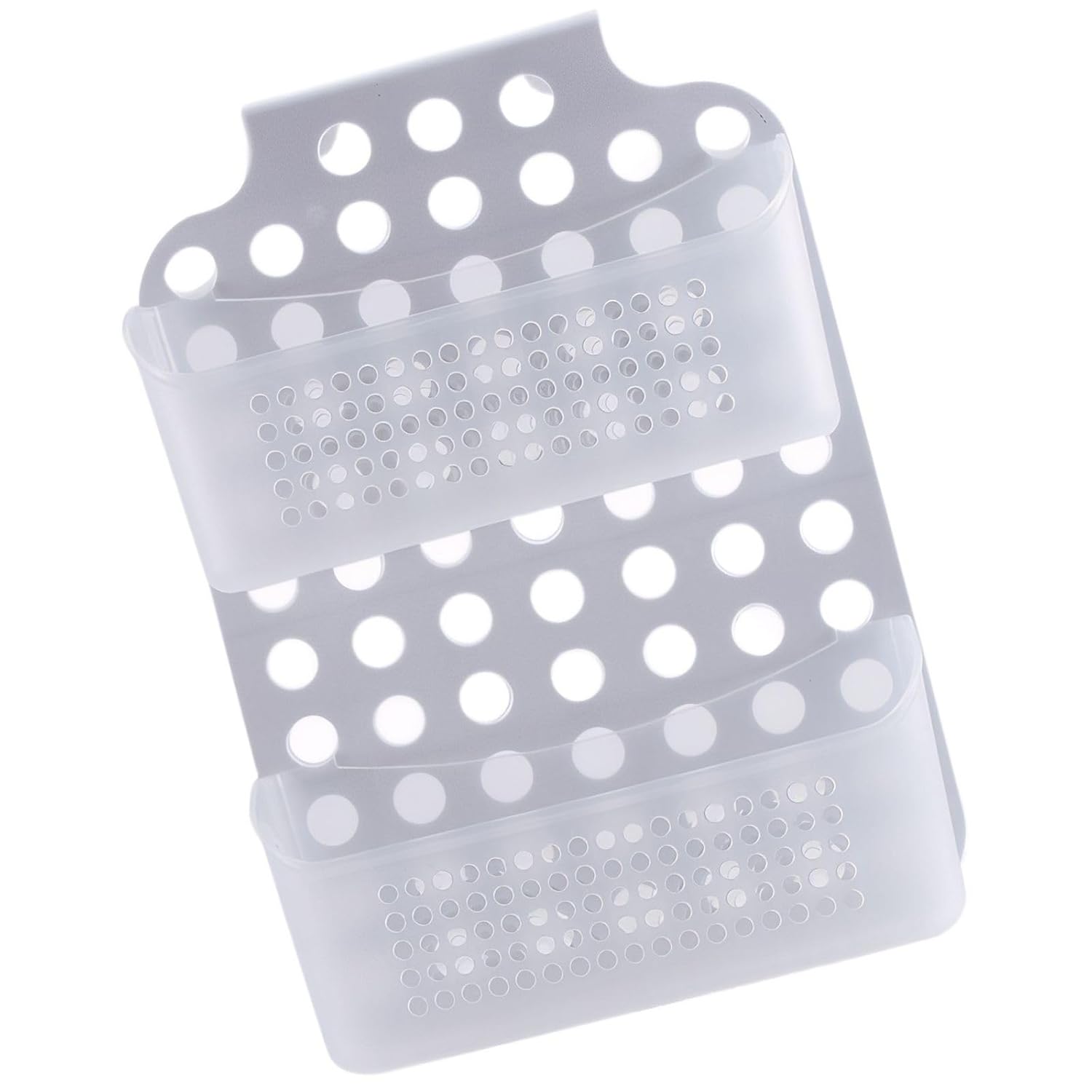 Syyavrrta Hanging Shower Caddy with Drainage Holes No Drill Bathroom Wall Organizer for Shampoo and Shower Gel Storage