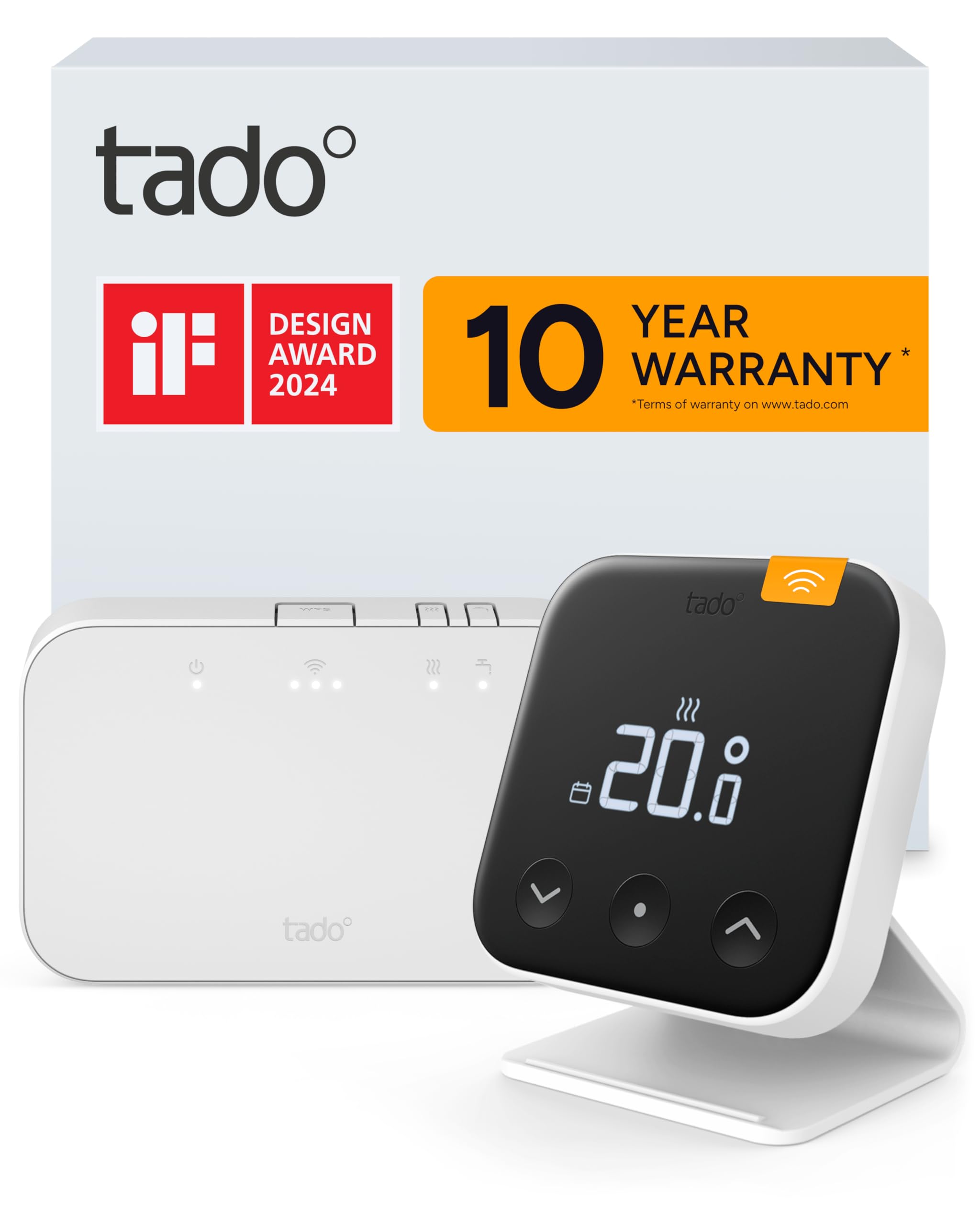 Wireless Smart Thermostat X - Starter Kit (TC) [UK] + Stand[incl. Programmer with Hot Water Control and OpenTherm]
